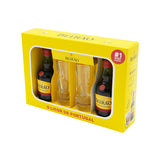 Estojo 2 Miniaturas Licor Beirão + 2 Copos de Shot